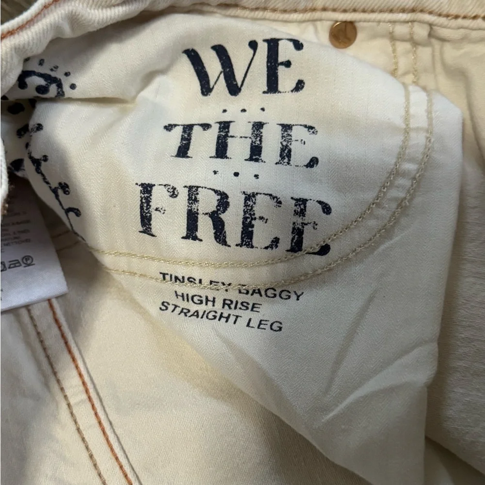 We The Free Tinsley Baggy High Rise Straight Leg - Picture 4 of 5